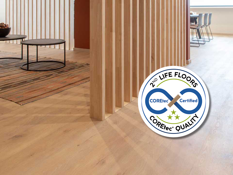 COREtec® Floors schenkt gebruikte vloeren een tweede leven met Second Life