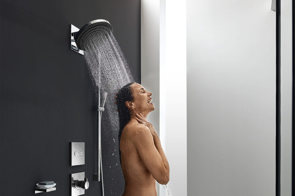 De ultieme douche-ervaring met 40% minder water dankzij hansgrohe